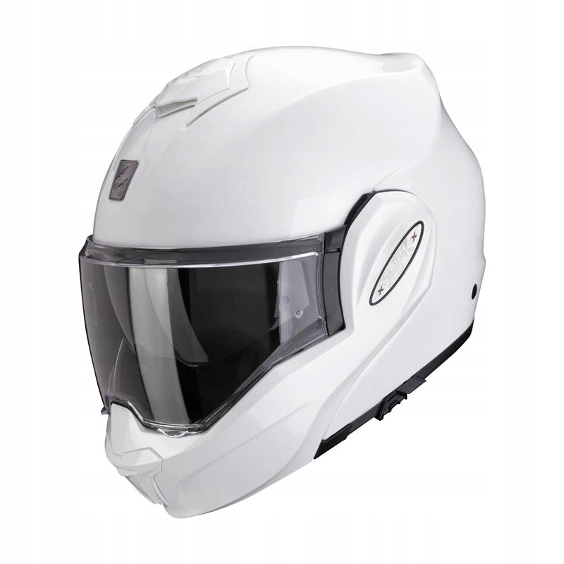 Motocyklová prilba Scorpion Exo-tech Evo Pro Solid Pearl White biela Darčeky