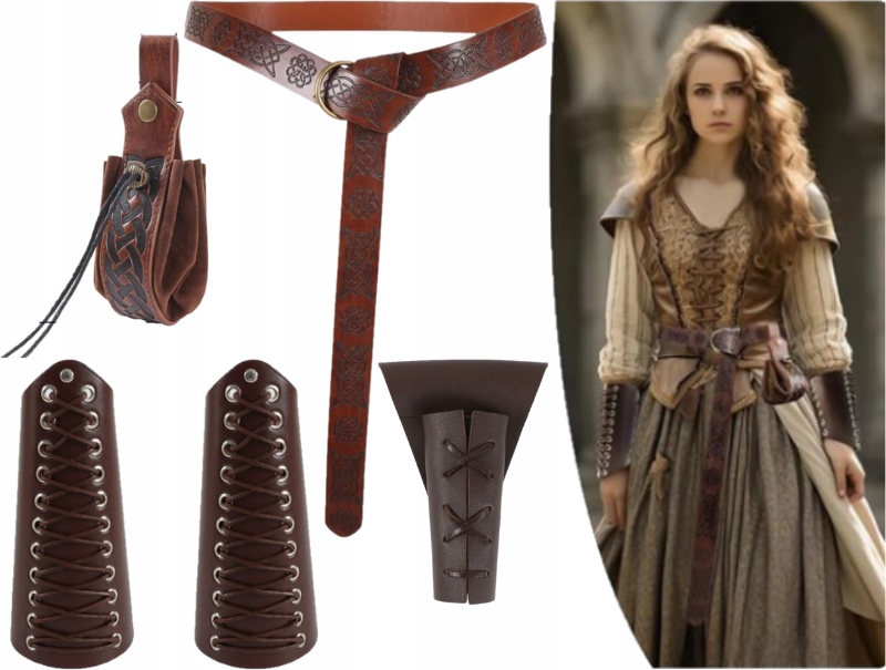 Středověký Kostým Viking Slovanský Pás Karwasz Vintage Cosplay