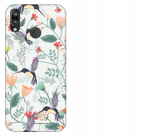 

Etui pokrowiec Huawei P20 Lite Tropical floral kwi