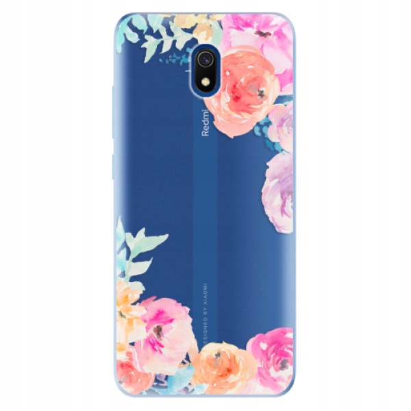 Silikonowe etui iSaprio Flower Brush do Xiaomi Redmi 8A