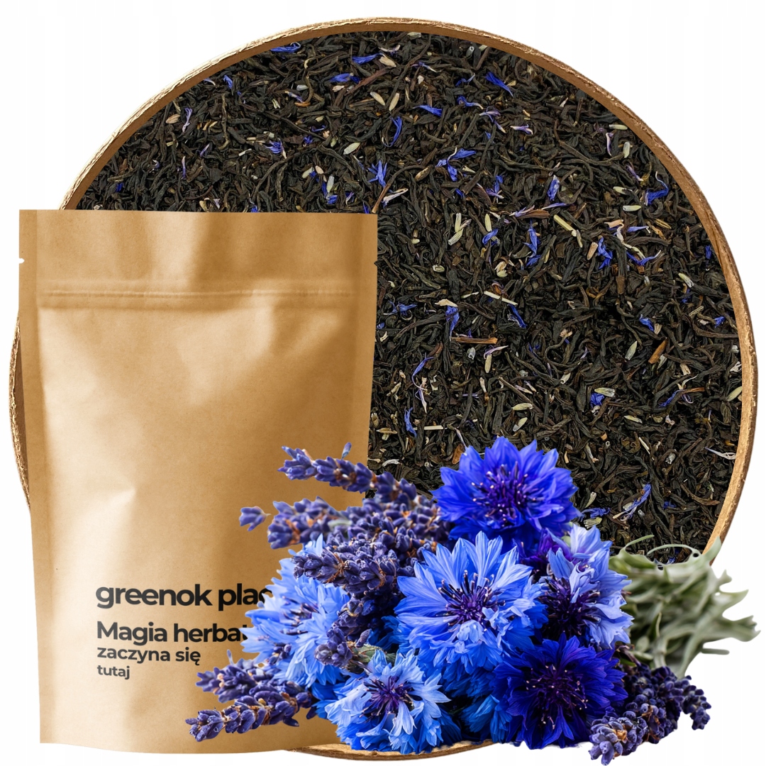 Levně Čaj černý Levandulový 1000 g, listová levandule, uklidňující blahovičník