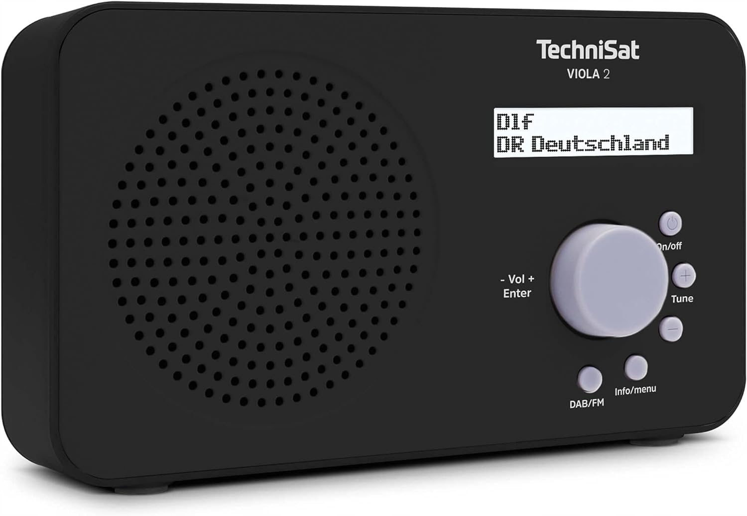 RADIO KUCHENNE RETRO TechniSat VIOLA 2 FM DAB+ CZARNY