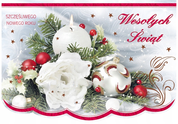 KARNET LAURKA ŚWIĘTA BOŻE NARODZENIE KOPERTA B6ZA_GW_33