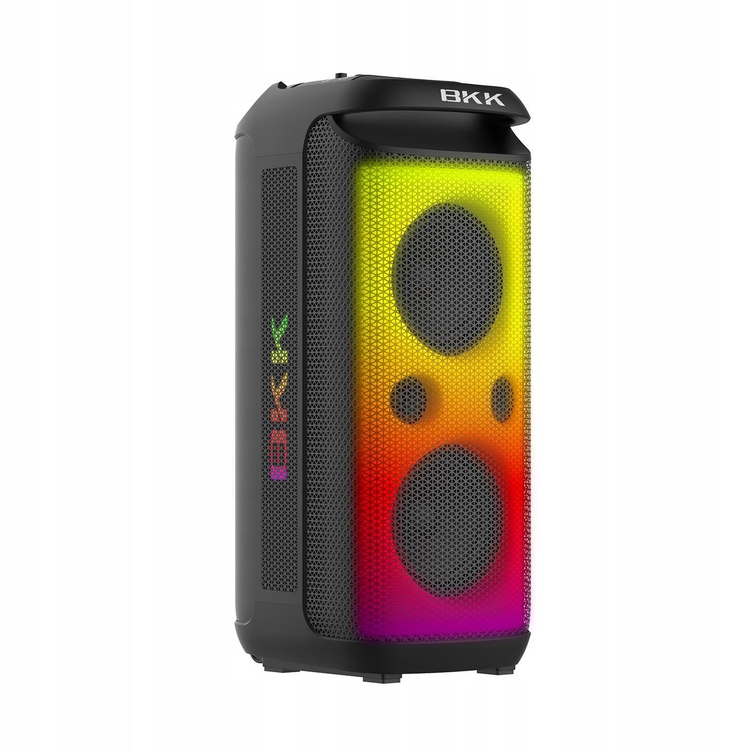Výkonný přenosný reproduktor Bkk Party Dance Led 120 W mikrofon pro svaté přijímání