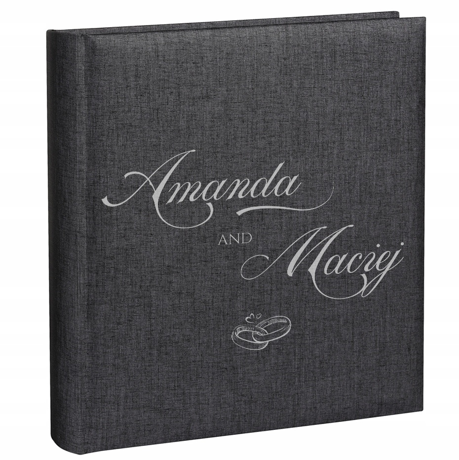 Velké vlepovací fotoalbum Svatba 50 karet Váš potisk na rámu