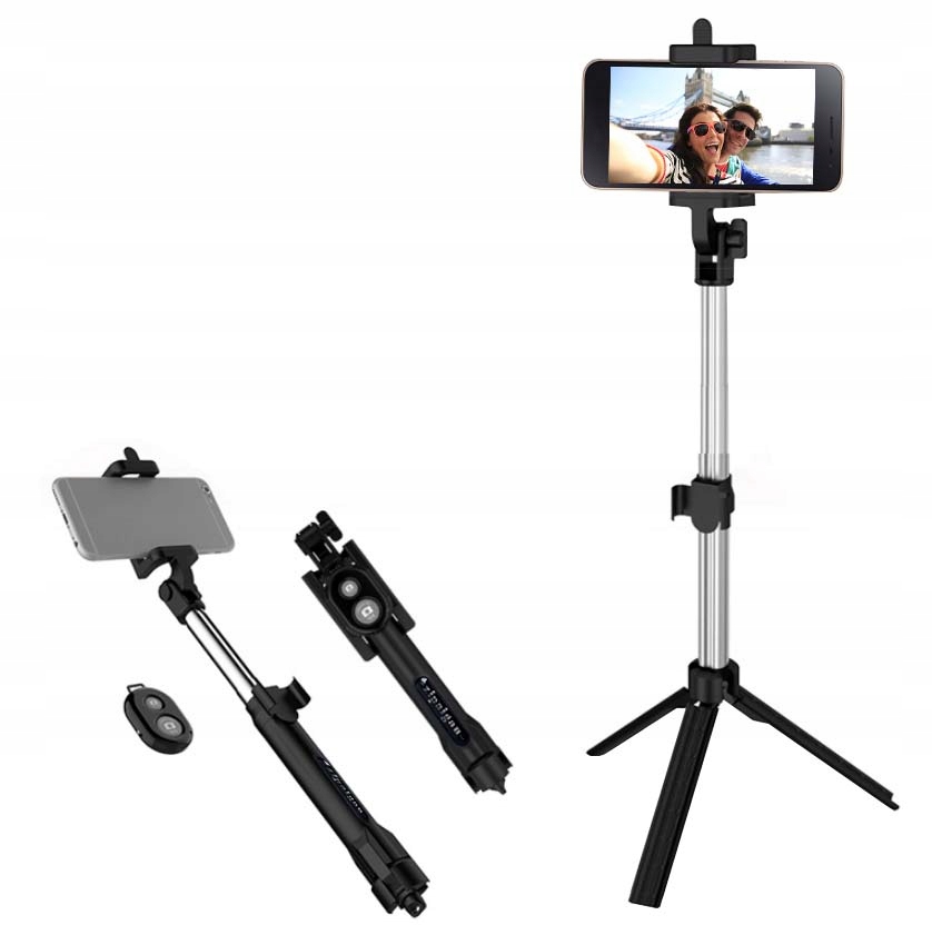 

Uchwyt na telefon Statyw Bluetooth Selfie Pilot