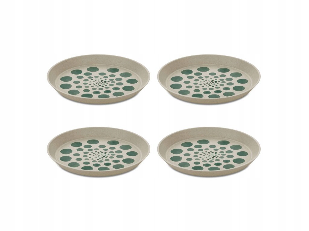 Sada talířů, Monstera, Ø 20,5 cm, nature desert, Koziol