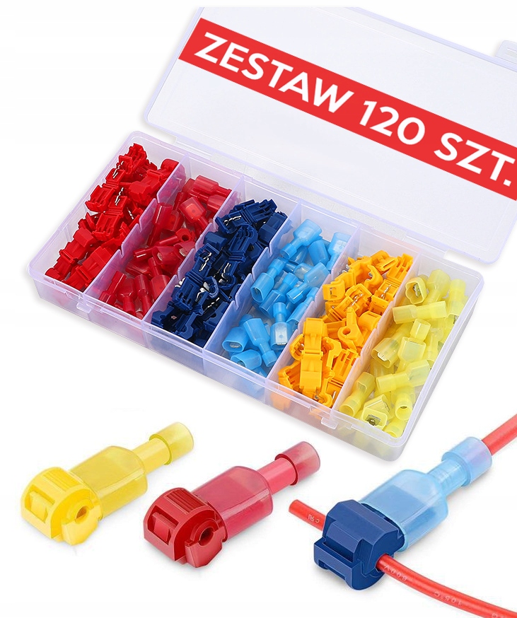

Szybkozłączka Złącze Konektor Kabli Zestaw T-tap