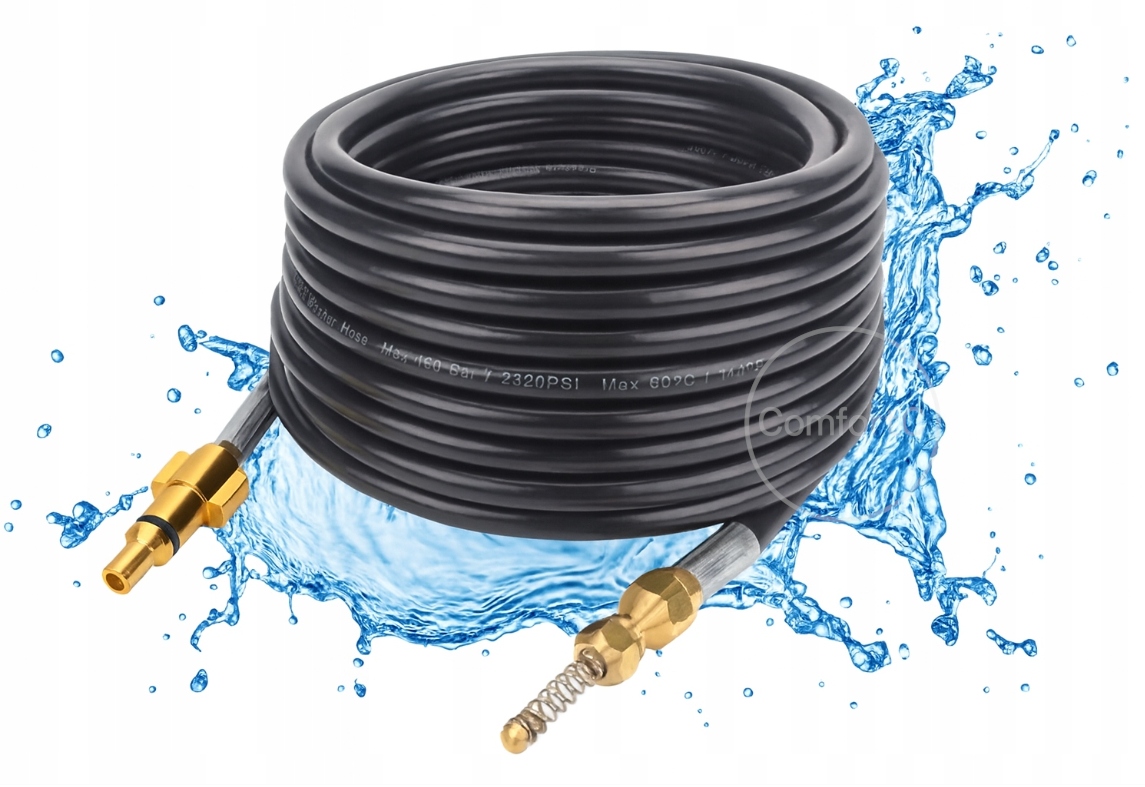 Żmijka Lavor 25M Wąż Do Udrażniania Kanalizacji I Rur Pod Ciśnieniem Wody