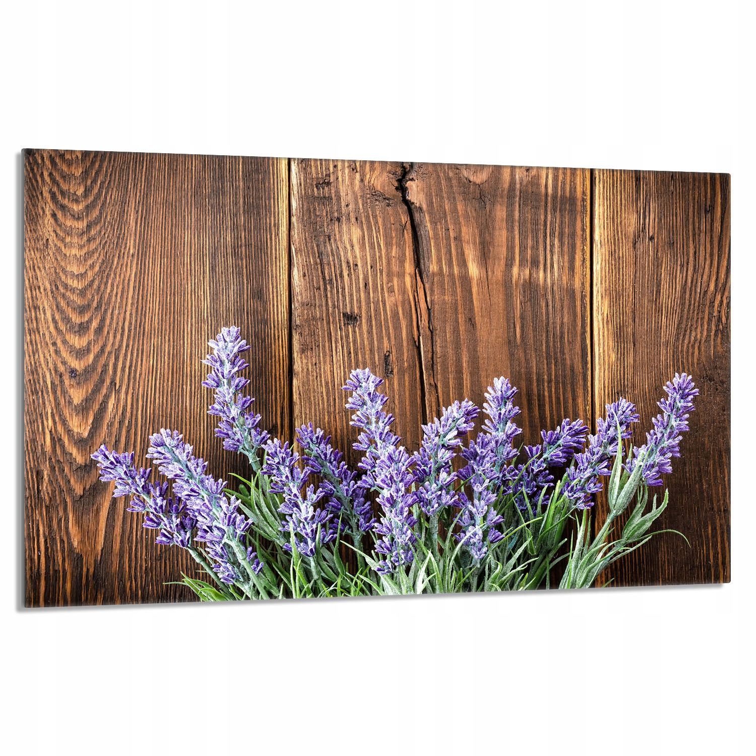 Skleněná ochranná deska na sporák 80x52 Levandule Do Kuchyně