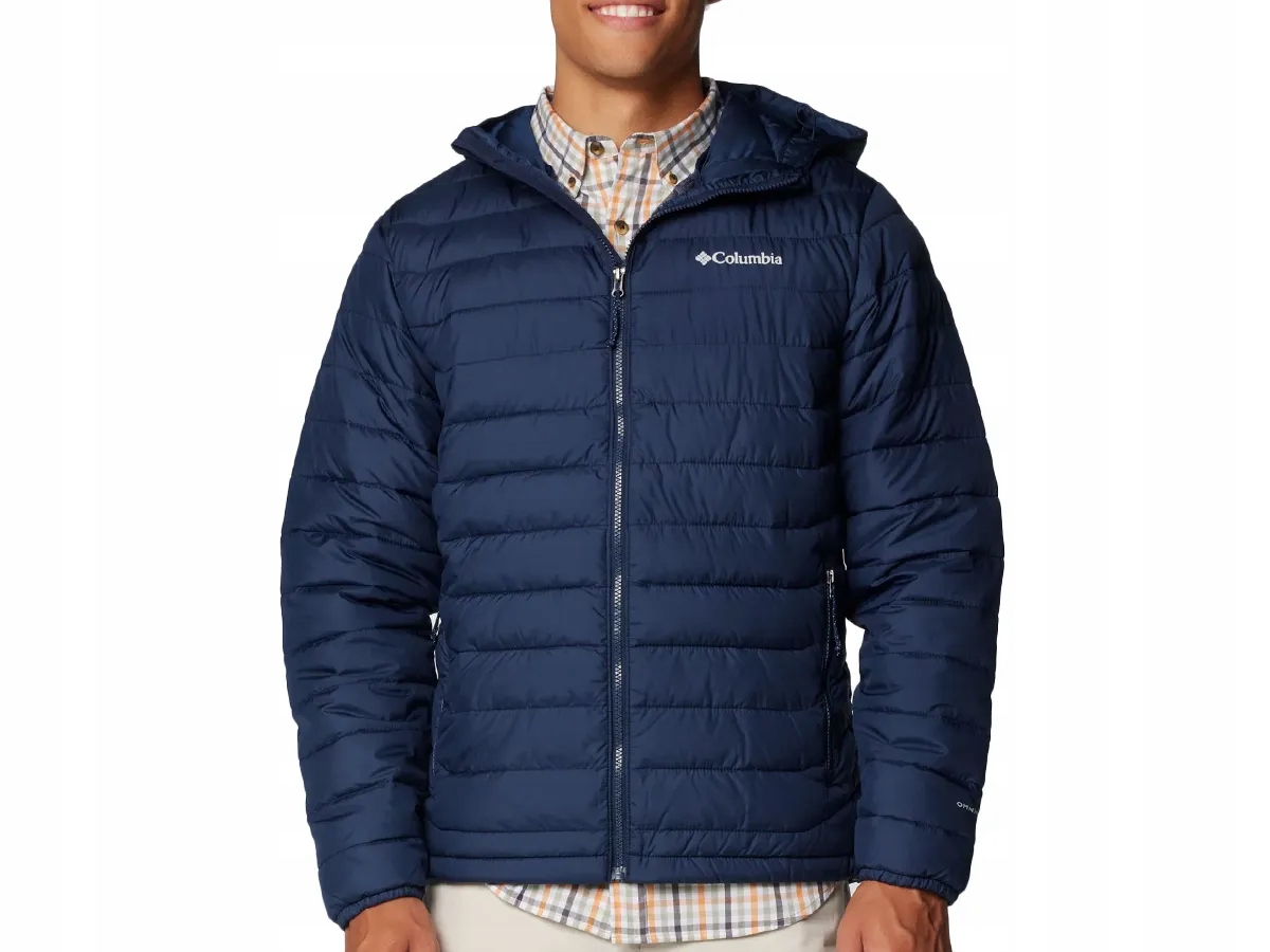 Pánská prošívaná bunda Columbia Powder Lite II s kapucí velikost M