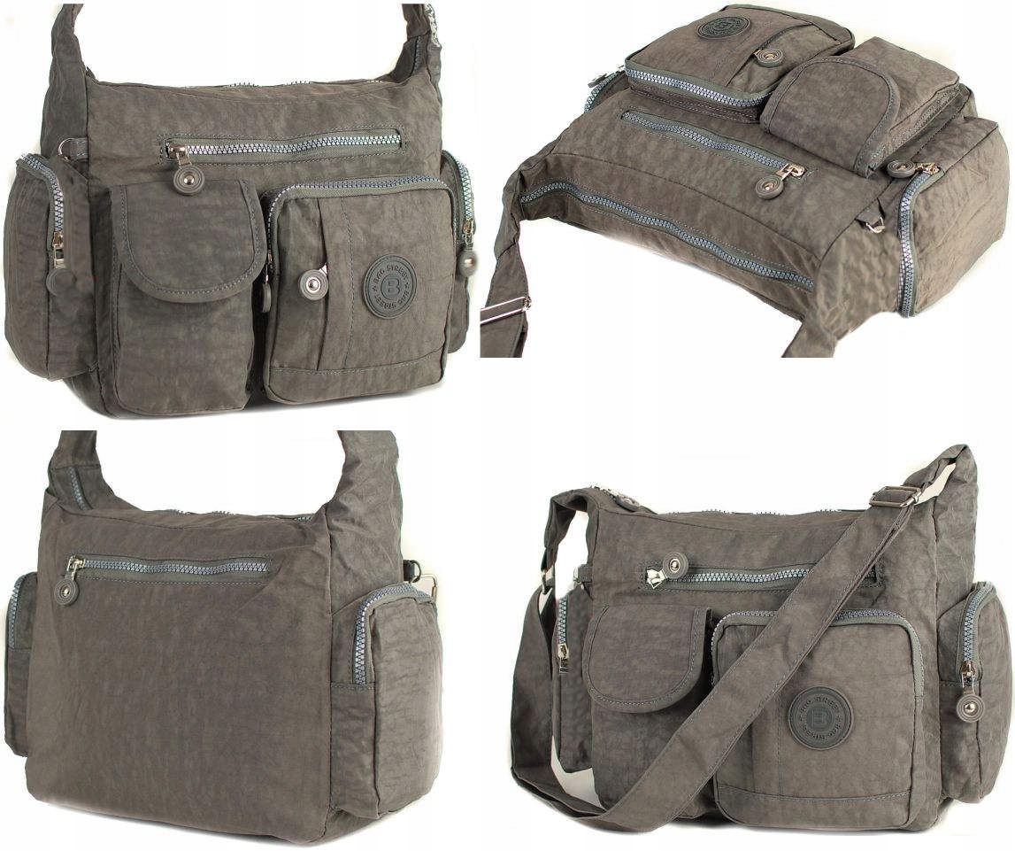 TOREBKA DAMSKA SPORTOWA MŁODZIEŻOWA Torba na ramię Wielkość mała (nie mieszcząca A4)