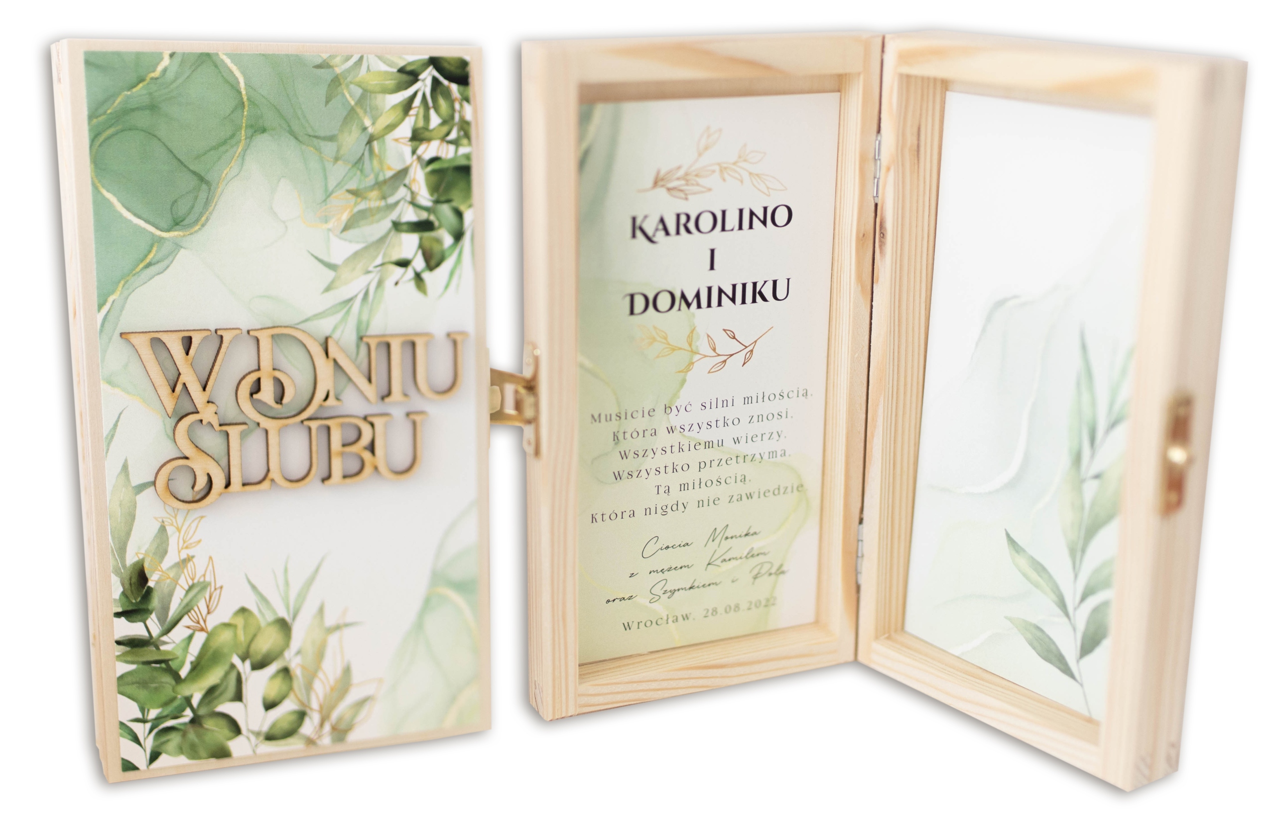 

Pudełko na pieniądze pamiątka na ślub