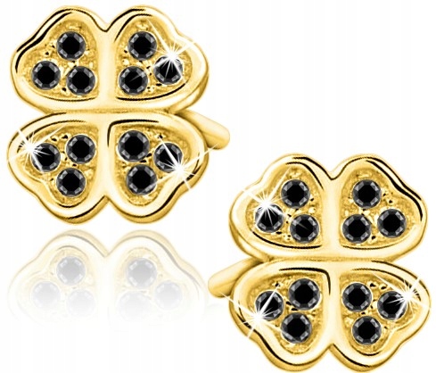 

Srebrne Kolczyki Koniczynki Grawer