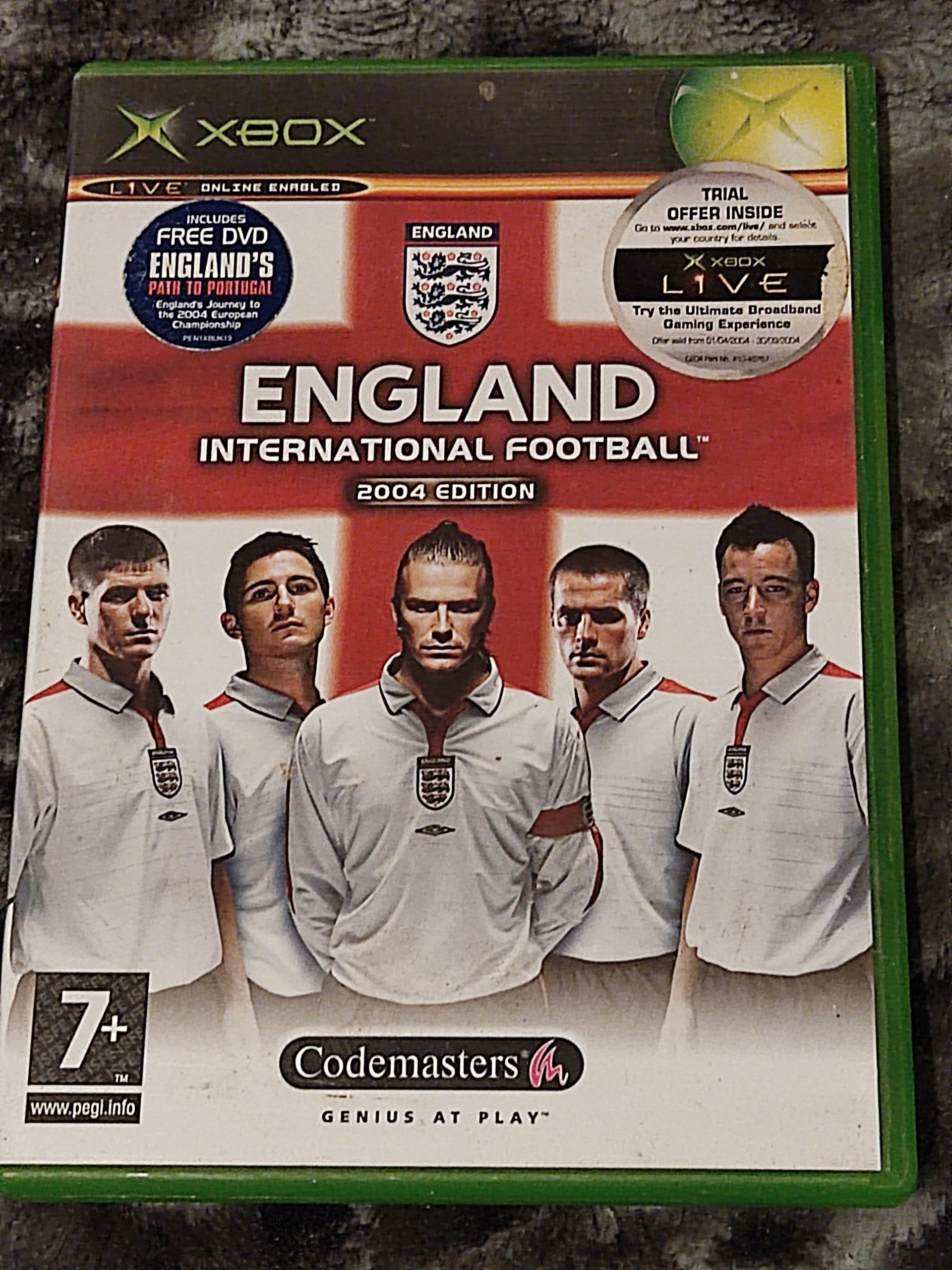 XBOX ENGLAND INTERNATIONAL FOOTBALL 2004 GRA X BOX Platforma Microsoft Xbox