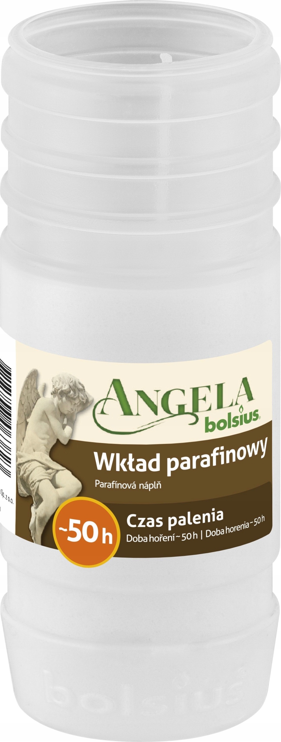 

Wkład Bolsius Parafinowy Angela 50 h