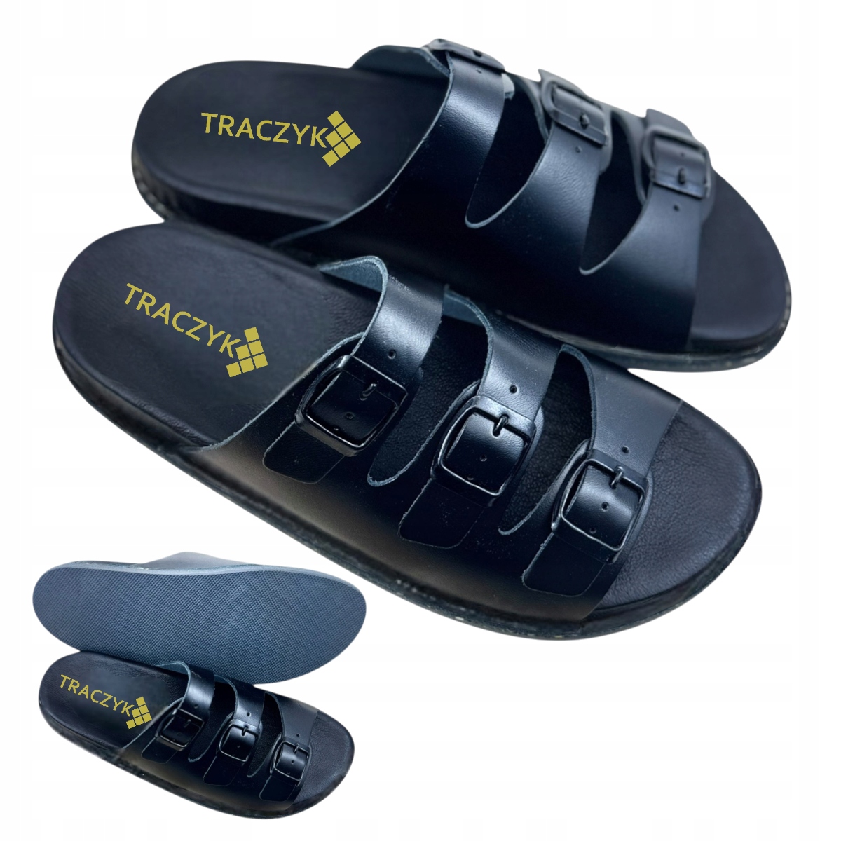 Anatomické Nazouváky z Přírodní Kůže Nastavitelný Návrh Profilovaný vel. 37