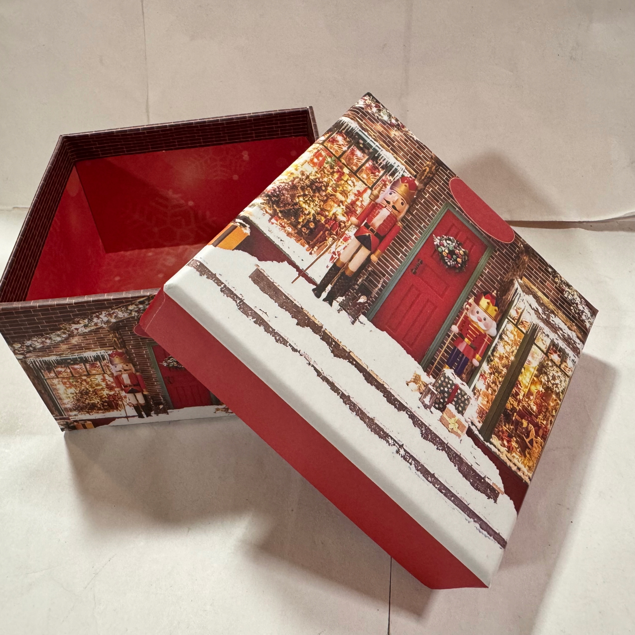 pudełko prezentowe Boże Narodzenie ok 9,5x9,5x5,5cm Rodzaj torby ozdobna