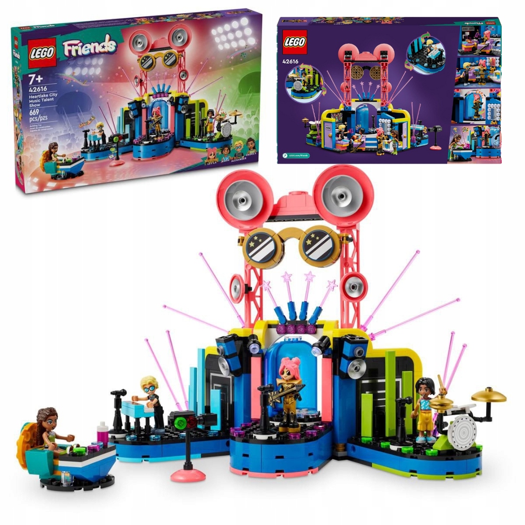 Lego Friends 42616 Přehlídka hudebních talentů v městečku Heartlake