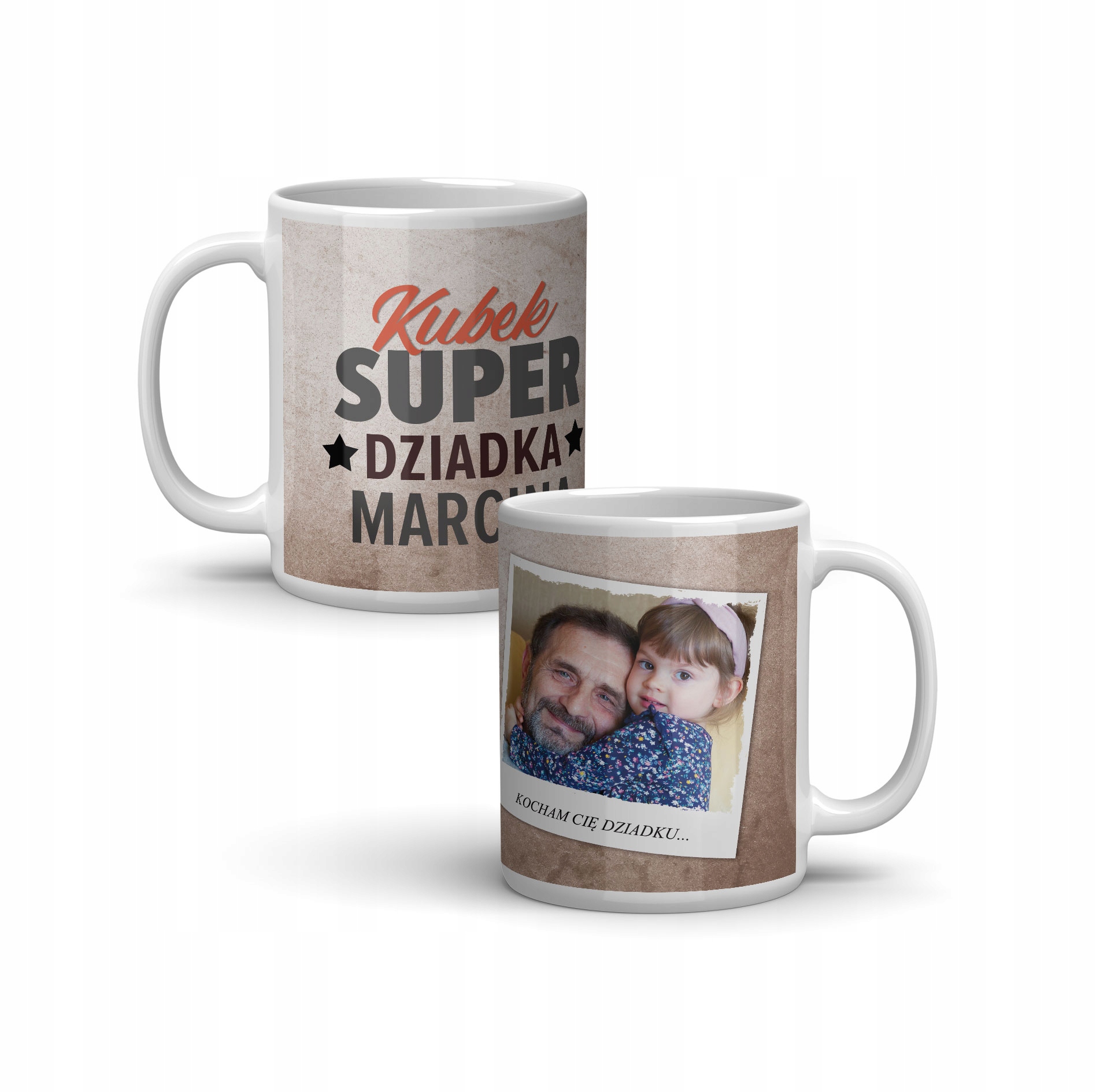 

Kubek Prezent Dzień Babci i Dziadka. Foto + imię