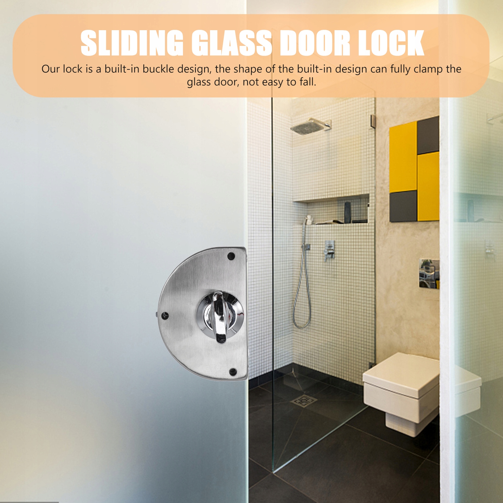 ZAMEK SZAFY DO PRZESUWNYCH SZKLANYCH DRZWI PRZESUWNYCH PATIO Długość prowadnicy 1.8 m