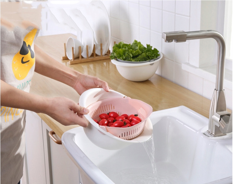 Durszlak Miska Ociekacz GRAVITY Sitko Cedzak Średnica 240 mm