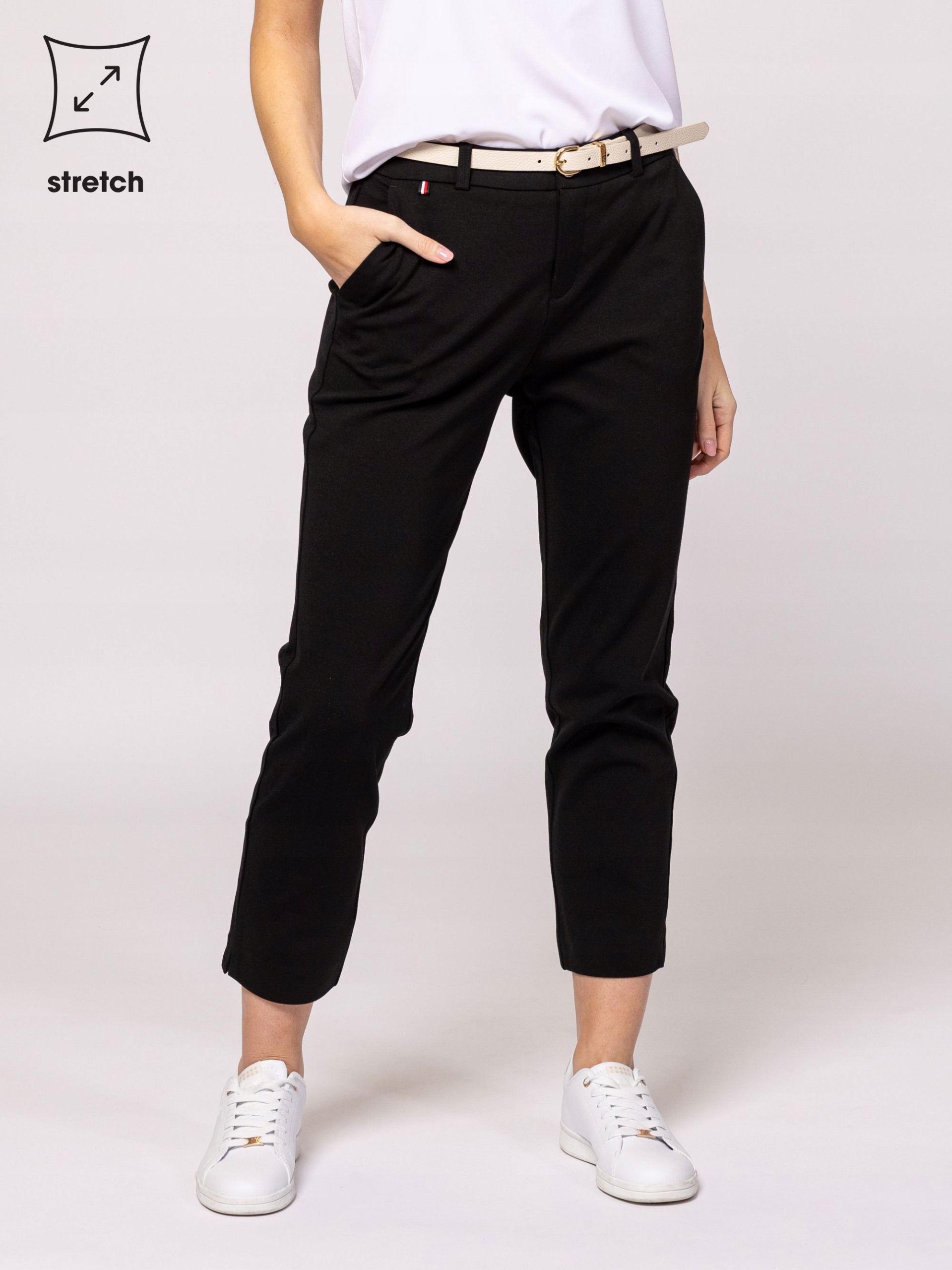 Heavy Tools Dámské Kalhoty Pohodlného Rovného Střihu Falda Black Černé 29