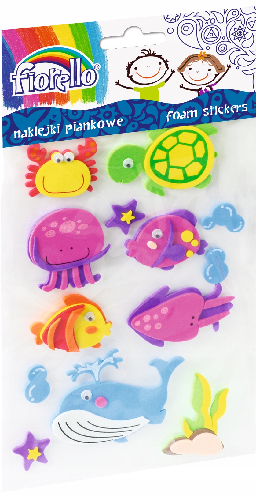 

Naklejki piankowe Fiorello Zwierzęta Morskie 13szt