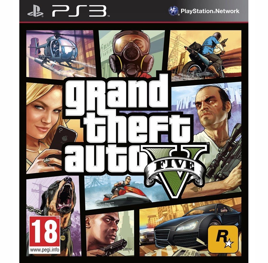 

Grand Theft Auto V Gta 5 Nowa Gra PS3 Blu-ray Pl