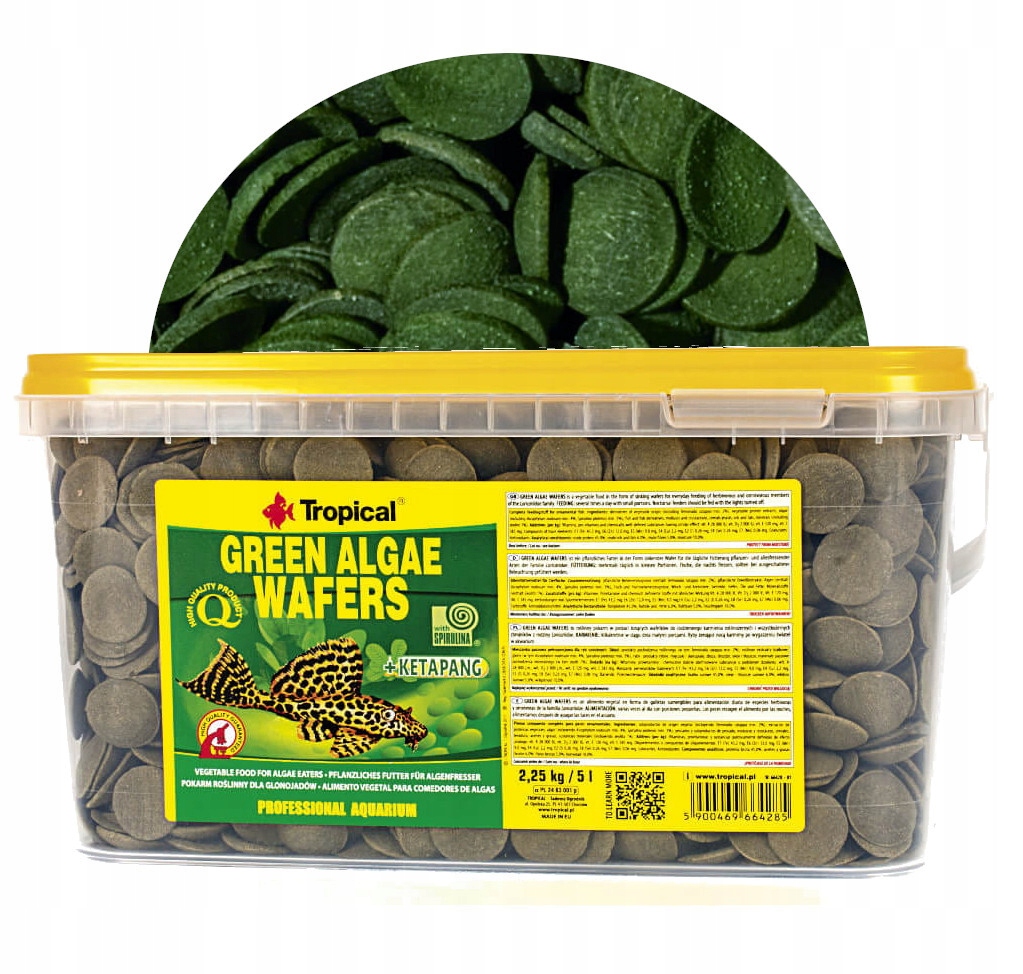 Levně Tropical Green Algae Wafers 5L pro řasy