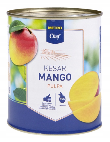 Metro Chef Pyré mango Kesar 850 g x 6