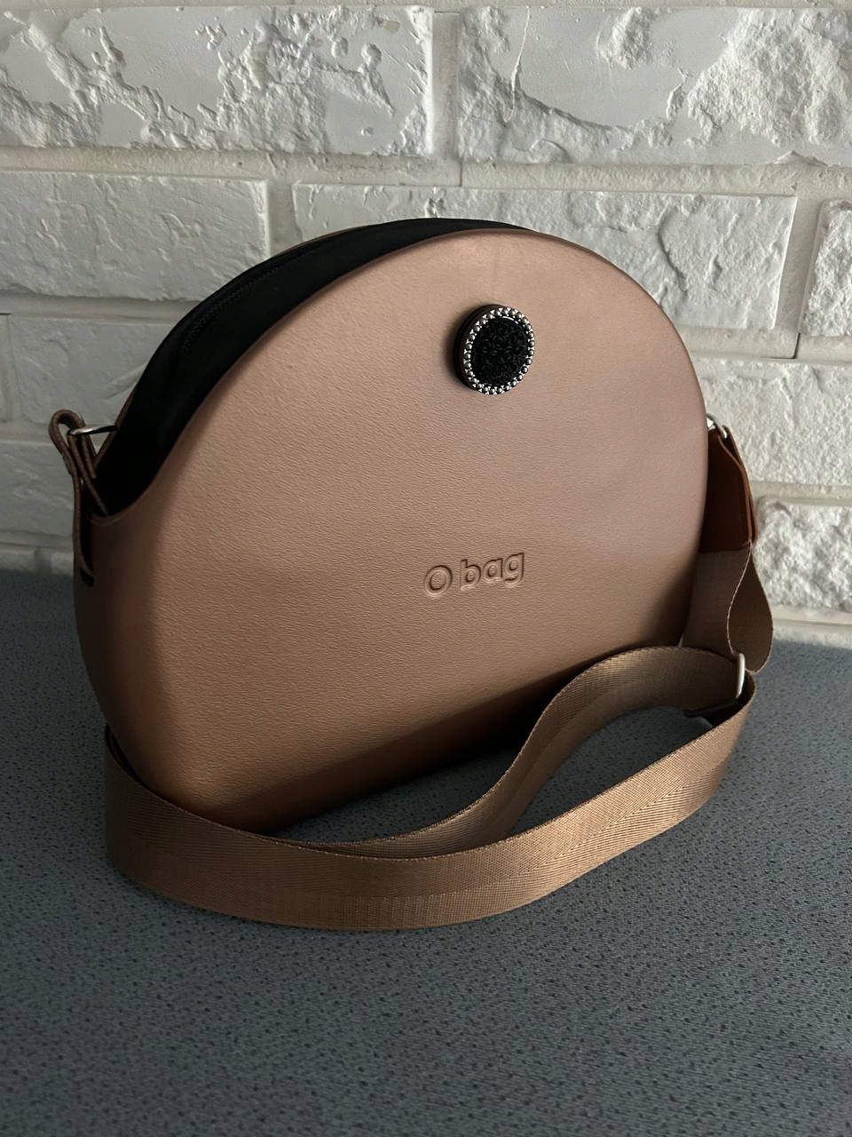 Guzik do torebki obag o-bag Moonlight czarny black rose bagobag Kod producenta bagobag