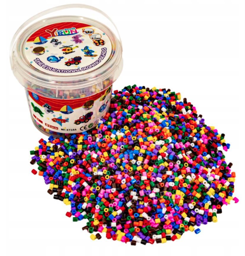 

Koraliki Do Prasowania Wiaderko MIX Kolorów