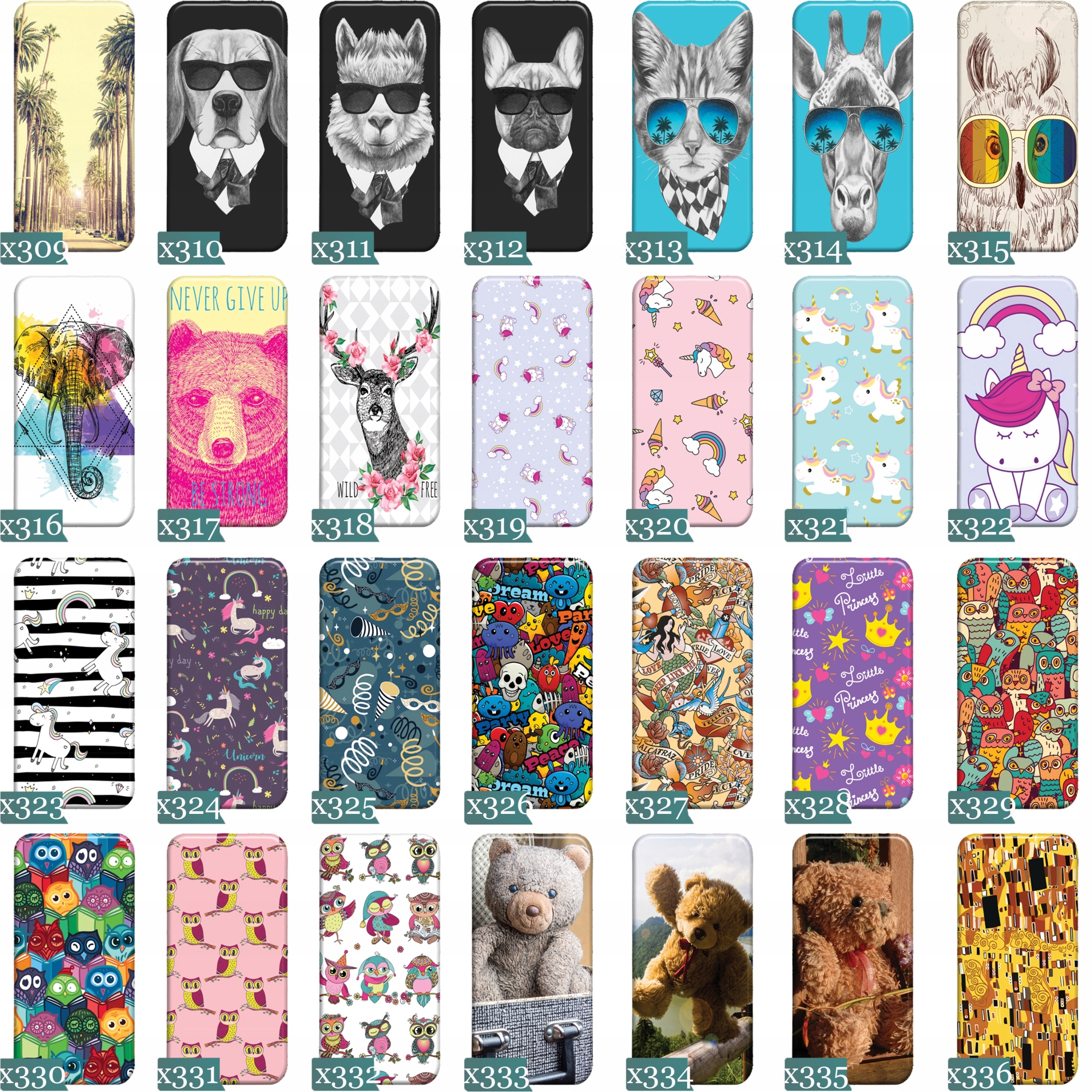 ETUI SLIM CASE DO XIAOMI REDMI NOTE 13 4G + SZKŁO HARTOWANE WZORY Pasuje do modelu Redmi Note 13 4G