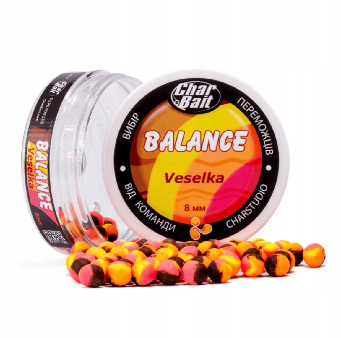 Kulki Proteinowe Balanced Char Bait Multicolour 8 MM Veselka (Tęcza)