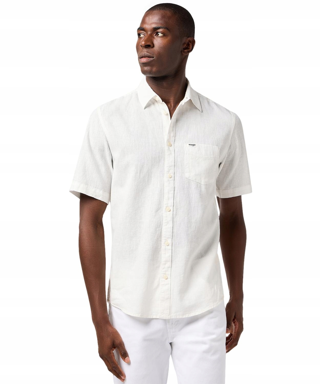Košile Wrangler Ss 1 Pkt Shirt 112362728 White L