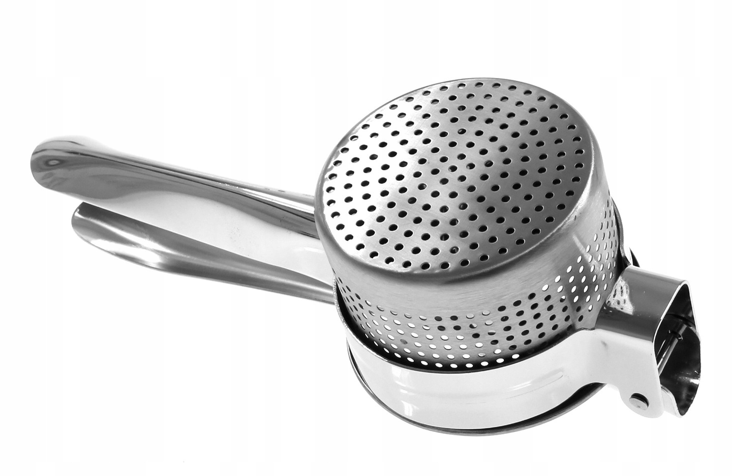 PRASKA WYCISKARKA DO ZIEMNIAKÓW WARZYW CIASTA STAL NIERDZEWNA PRASA STALOWA Kolor chrom