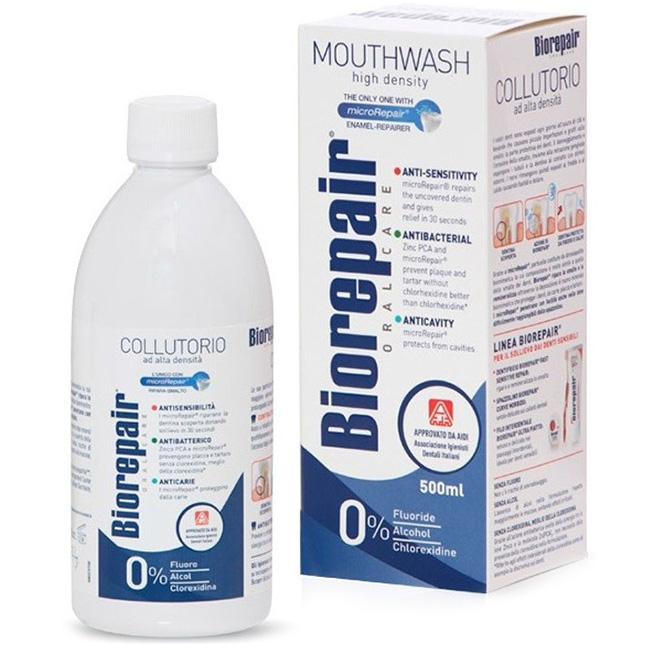 Płyn do płukania jamy ustnej Biorepair remineralizujący szkliwo 500 ml