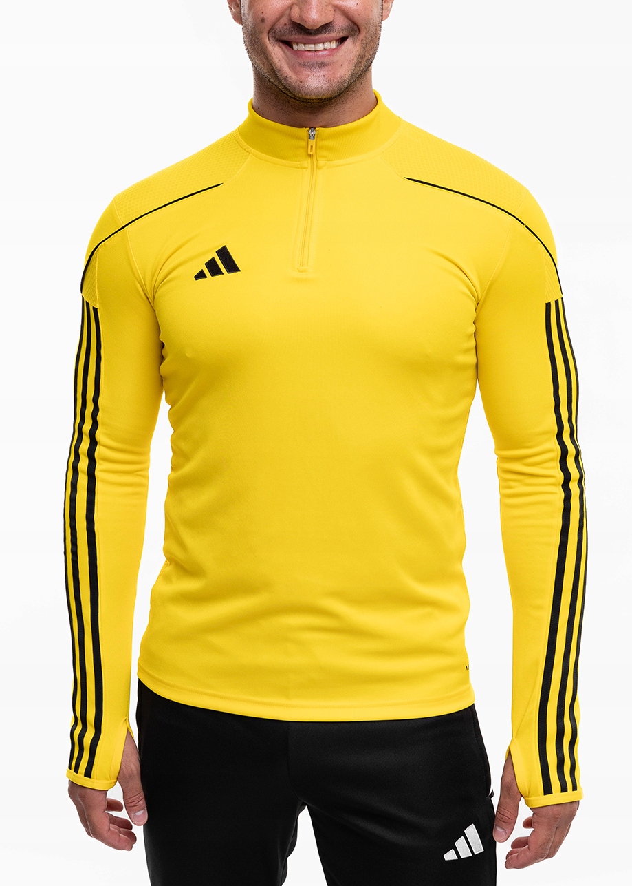 Pánská Mikina adidas Sportovní Tréninková Pohodlná Zip 1/4 Tiro 23 vel M