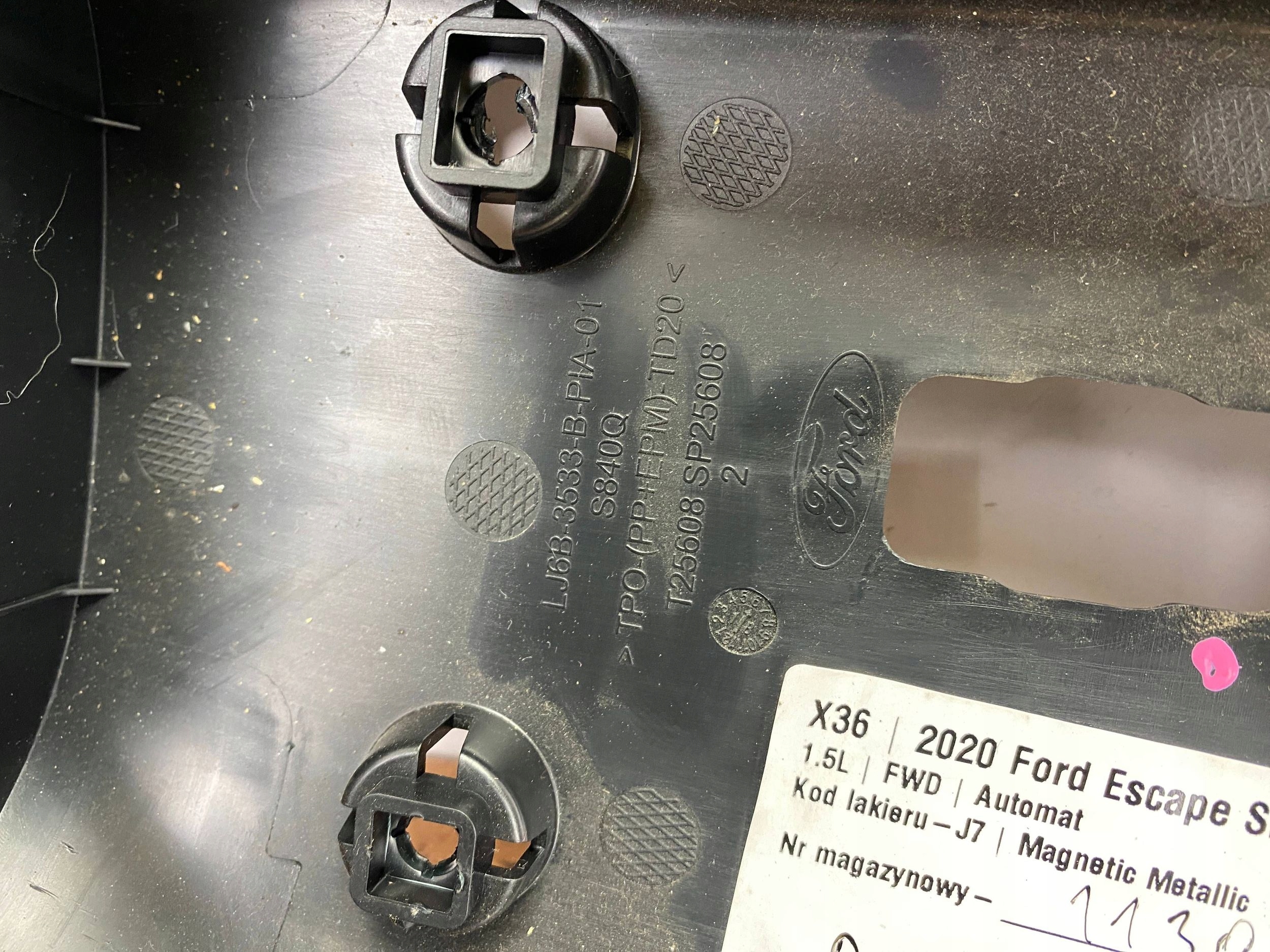 Blende Abdeckung der Lenksäule lenkrad Ford Escape IV Kuga MK3 2020+