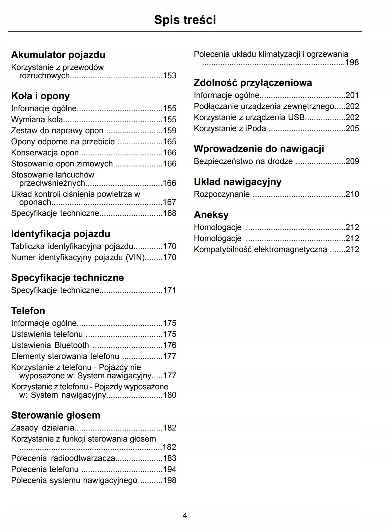Ford Kuga 2008 - 2012 Nowa Instrukcja Obsługi Język publikacji polski