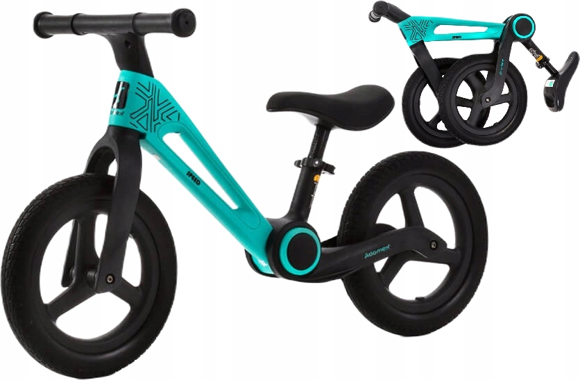 Adamex Rowerek Biegowy M8 Speed Turquoise Dla Dziecka 2-3 Latka Do 5 Lat