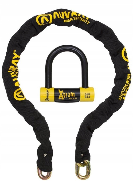 sada reťazí s visiacim zámkom Xtrem Medium dĺžka 140 cm, priemer 13,5 mm