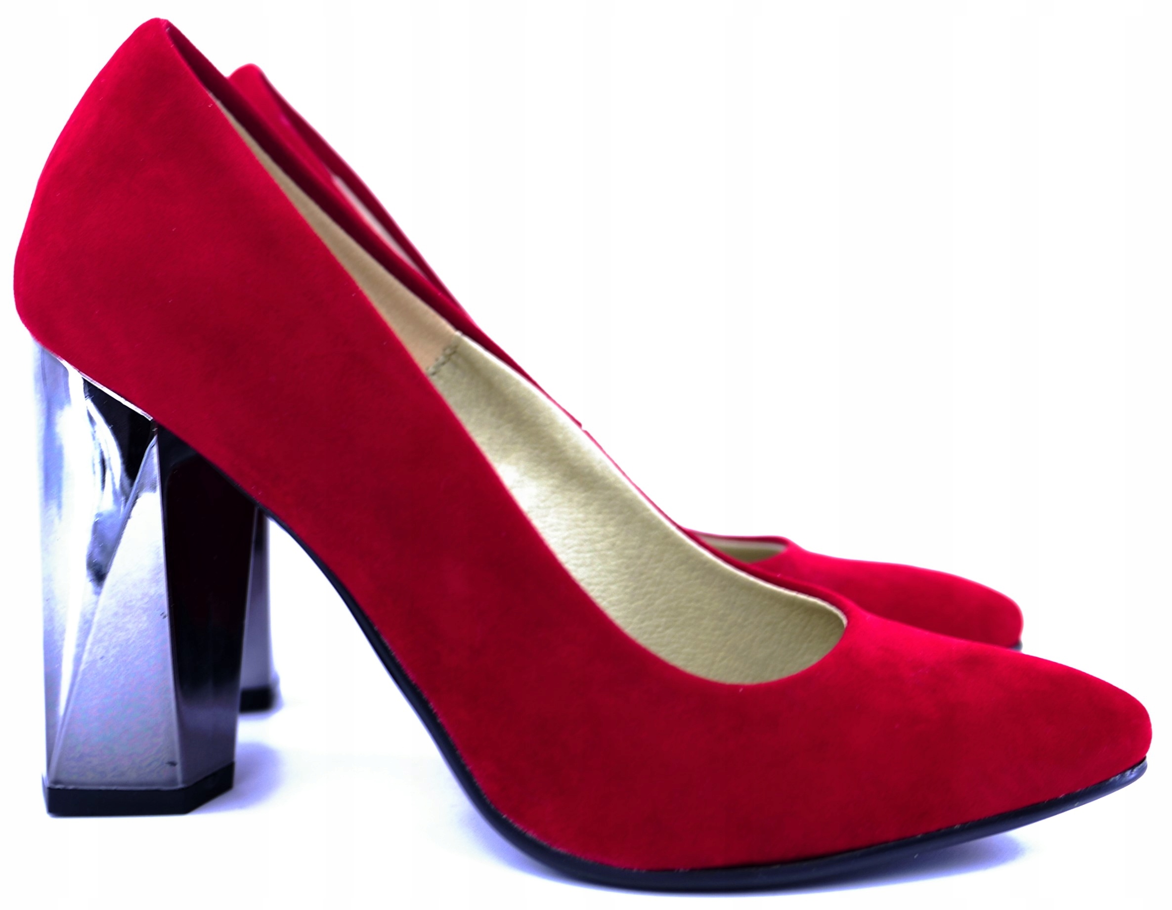 Aga But Polské Dámské Lodičky Červené R35