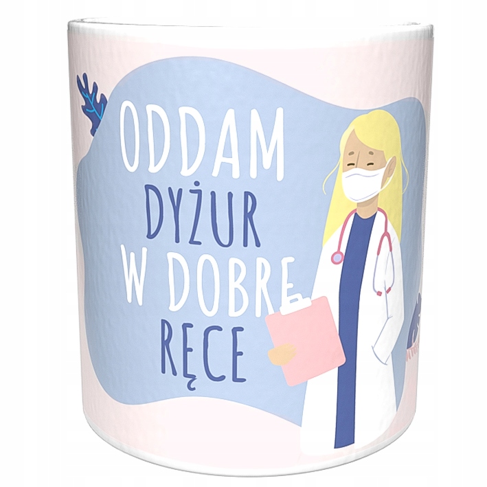

Kubek Lekarka Oddam Dyżur W Dobre Ręce Blondynka
