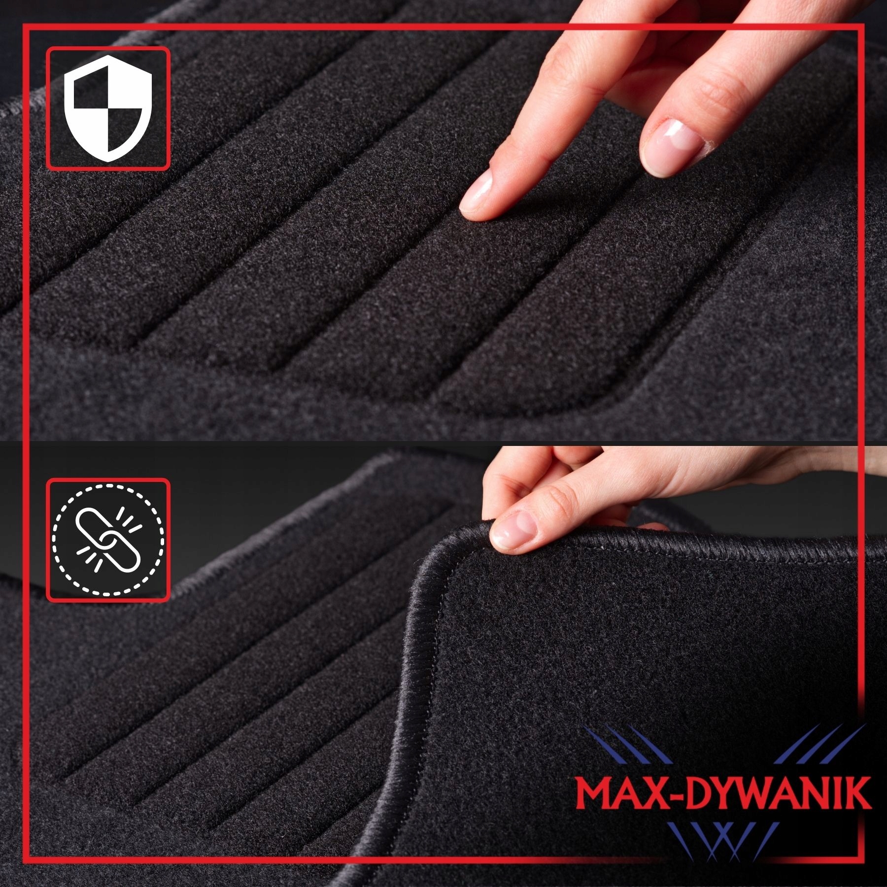 Mazda 2 II 2007 2014 Dywaniki samochodowe Multi Element Set Sets