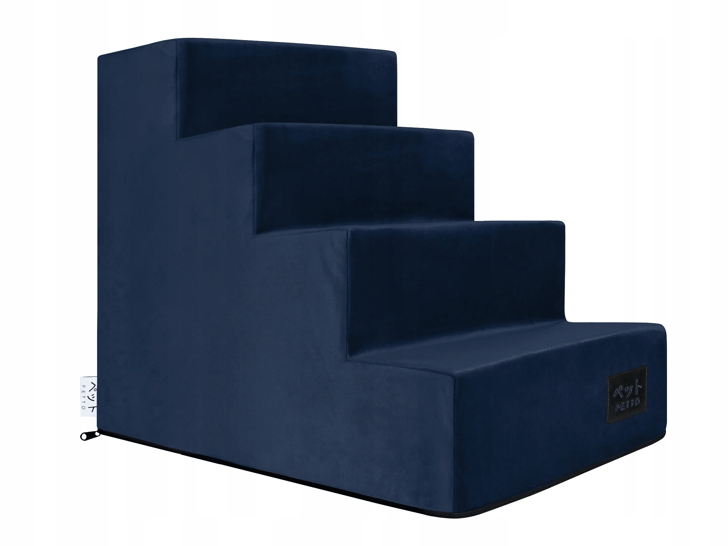 Levně Petto Takai 4 Velvet Schodky pro psa schody tmavě modré