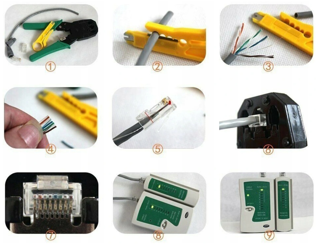 Tester Kabli Ściągacz Zaciskarka ZESTAW SIECIOWY Rodzaj inny