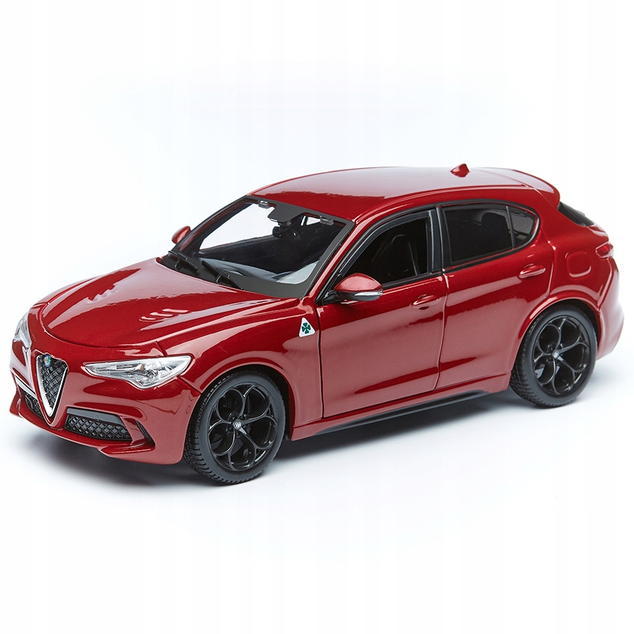 AUTO MODEL W SKALI 1:24 ALFA ROMEO STELVIO BBURAGO Kolor dominujący odcienie czerwieni