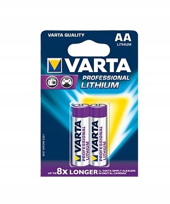 

Varta, Ultra Lithium Mignon Aa LR06 Bateria, 2 szt